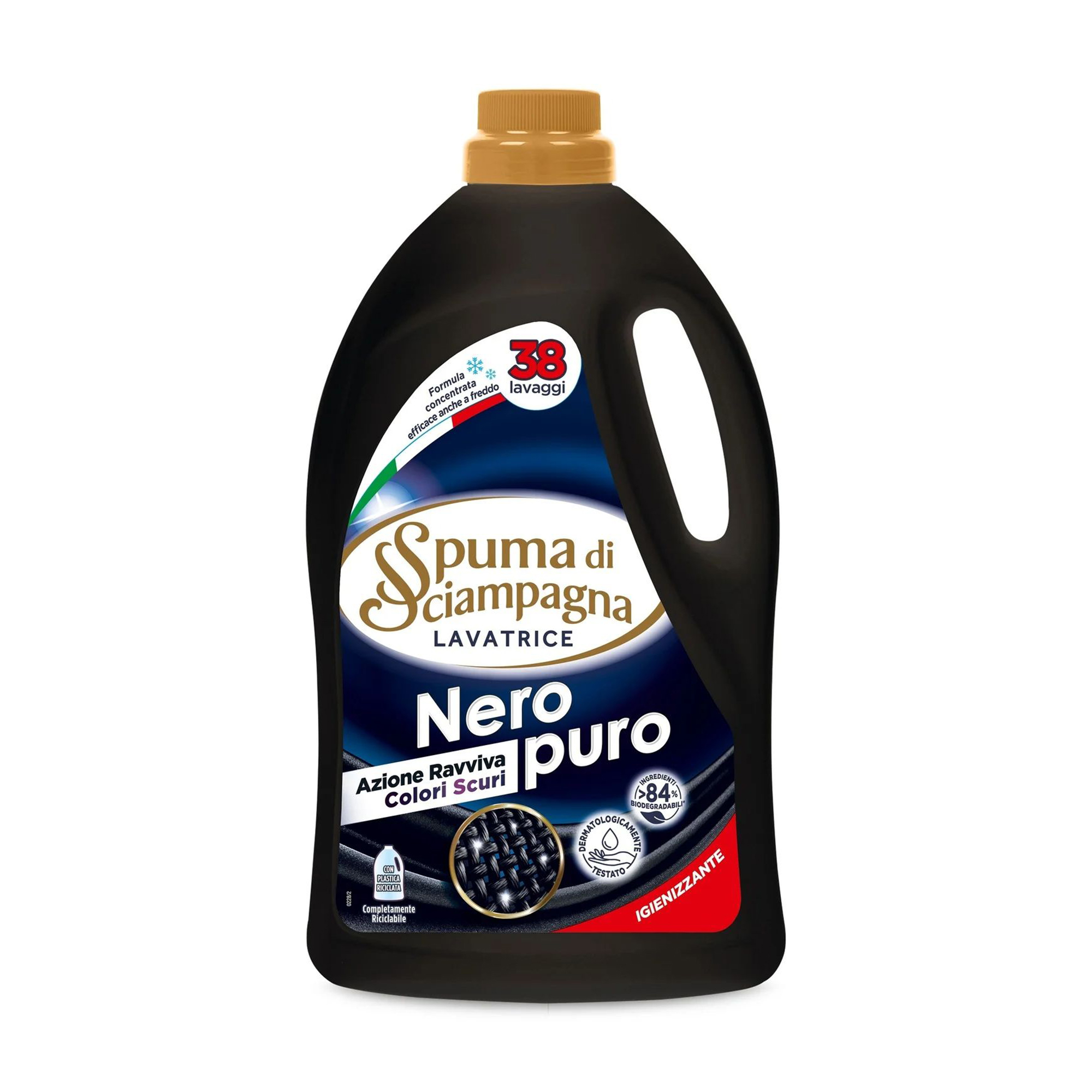 Гель для прання Spuma di Sciampagna Nero Puro для чорних речей, 38 циклів прання, 1.710 л